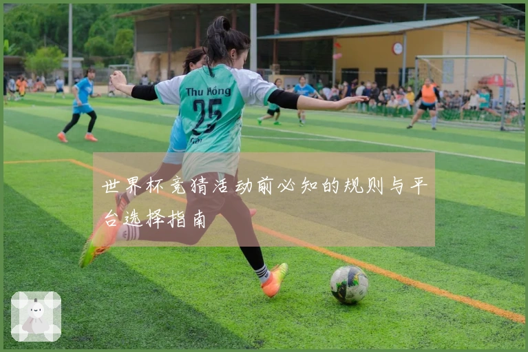 世界杯竞猜活动前必知的规则与平台选择指南